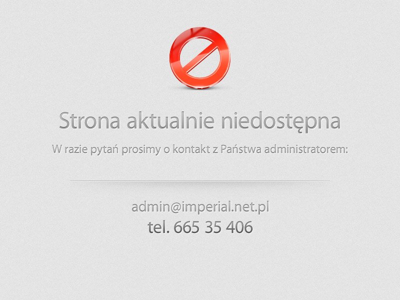 Strona aktualnie niedost�pna!